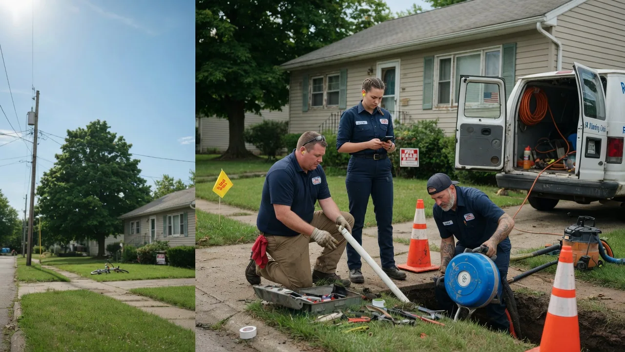 Sewer Line Repair in Brussels, IL near me